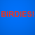 Blue background with repeated red text "BIRDIES!" in a pattern across three