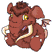 Six distinct pixel-art Neopets characters arranged in a 3x2 contact sheet, each with unique color schemes and features like tusks, horns, or bandages.