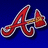 Red stylized 'A' icon with white outline and yellow-orange gradient on blue background, next to red pixelated text listing names.