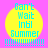 Four identical yellow circular icons with cyan text 'Can't Wait Inbl Summer' and cyan dotted lines on a pink background.