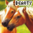 Animated contact sheet of a horse icon with changing facial expressions and text color, displayed in 3x3 grid format on gray background.