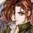 A 48x48 pixel animated buddy icon featuring a character with curly red hair and green clothing on the left, paired with "Anime IM" text in white stylized font on black background to the right.