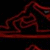 Red neon-style line art of a stylized house with layered roofs on black background, featuring 'KAYLA*' text in red and white.