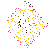 Animated sequence showing a diamond-shaped icon with yellow background and pink border transitioning from abstract dots to 'TPE' text, followed by character sprites in traditional attire holding objects.