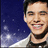 A four- shows a person in white clothing against a dark blue starry background, with text overlays changing