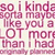 Pixelated text in varying shades of pink and red on a light background, forming a phrase with some letters partially obscured.