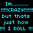 Cyan pixelated text repeats across a black background in three identical with no visible animation changes