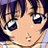 A pixelated anime-style character face with large eyes and purple hair on the left, next to silver text reading "Anime IM" and a stylized signature on a black background.