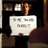 A pixelated image split into four quadrants with a person holding a sign and blue text on purple and gray backgrounds.