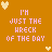 A static image with a solid orange background featuring repeated text and heart symbols in light pink.