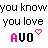 Pixelated text and symbols on white background with gray section, showing variations in heart icon color and position.
