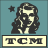 Pixelated animated buddy icon featuring a woman with long dark hair and sunglasses against a teal background, with