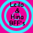 Four identical circular icons with cyan concentric rings on a bright pink background, each displaying text "Leila & Hina BFF's" in black pixelated font.