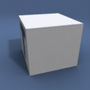 20 gray cubes with white tops on a blue background, each displaying different combinations of dark blue letters A, 2, and T in various orientations