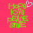 Green pixelated text on pink background with white heart symbol above text; text reads HOPE LOVE PEACE SMILE in stacked arrangement.