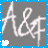 Pixelated icon with blue border, gray background on left showing white cursive text, and white section on right displaying "That Hawt x3" in black pixelated font.