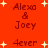 Red background with white stars and repeated text elements in brown pixelated font.