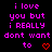 Pixelated text in pink and red on black background with two identical side-by-side layouts.