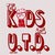 Red stylized text 'K9S' above 'LTL' on light gray background, pixelated rendering with visible dithering.