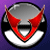 Animated sequence showing a white rabbit-like creature with red ears and yellow fur emerging from a circular emblem against a purple background.