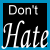 Animated icon with blue border showing text and motion effects on black background.