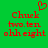 Green background with red pixelated text reading 'Chuck two.ten ohh eight' and a small heart symbol above the first line.