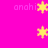 A bright pink background features repeated yellow starburst shapes and the text 'anahi' in light purple, with some stars appearing as single horizontal lines.