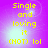 Yellow pixelated text on a purple gradient background with light effects, arranged in four identical quadrants.
