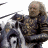 A 2x2 contact sheet of a Lord of the Rings animated icon showing character frames and title text with pixelated rendering.
