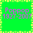 Green background with yellow square border, purple text "Poppop 1927-2007" repeated in four quadrants.