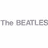 Pixelated gray text reading "THE BEATLES" on a white background, with visible pixelation and no additional visual elements.