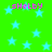 Green background with light blue stars and pink text reading 'shelby' repeated across the image.