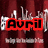 A pixelated image with red background and text "Avril" in red box, blue "snowboarding" banner, and black text "I'D LOVE TO STAY AND CHA B!TCH." on black background.