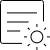 Static pixel art showing a document with horizontal lines and a circular sunburst symbol on a light gray background.