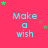 identical 'Make a wish' text icons on a bright pink background with scattered green and pink stars