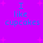 Purple background with pink star shapes and blue text reading "I like cupcakes" in four identical quadrants.