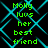 Green text reading "Molly luvs her best friend" on a black background with cyan diamond-shaped lines, repeated in two vertical