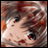 A pixelated anime-style character face with red eyes and brown hair on the left, next to a black background with white text reading "Anime IM" above smaller text "COM" on the right.