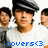 Three pixelated figures in white shirts and dark caps, with blue text reading 'Lovers<3' at the bottom.