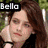 A four- shows two people labeled Bella and Edward with pink heart drawings and text reading Are Meant to be