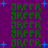 Green pixelated text 'JREER' repeated in on a purple background with scattered blue star shapes