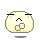 Pixelated circular icon with yellow face, pink cheeks, and black eyes showing sequential expressions including closed eyes, raised eyebrows, and mouth shapes.