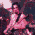 Pixelated 4- shows a person in various poses with changing background colors and clothing details