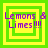 Four square display 'Lemons & Limes !!!!' text in purple over layered green and yellow borders, with one showing a green square in the center