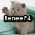 A four- of pixelated cat images with overlaid text: a waving light gray kitten, two cats in greenery, and a close-up of a fluffy brown cat