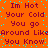 Pixelated orange background with cyan dots and repeating maroon text phrases arranged in a pattern