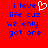 Red background with blue pixelated text reading 'i love life cuz we only got one' and a white heart symbol replacing the word 'heart'.