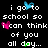 Pixelated text and heart icons on black background with gray rectangle, featuring animated hearts in blue, pink, green.