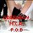 A four- of pixelated images showing hands holding a black object with red text overlays, each displaying different phrases