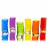 Pixelated rainbow-colored vertical bars with pink text elements on a white background, featuring 'Summa' at top right and 'Babby' at bottom right.